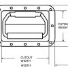 STEEL, ZINC PLATED FINISH