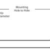 Threaded-Hole Round Pull Handle Dull Anodized Aluminum, 1-1/4" Center-to-Center Width 3/16" dia, 6-32 Thread, 1" Projection