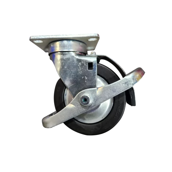 Swivel Cs Hard Rubber Wh W'Brake