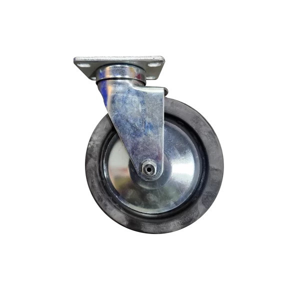 Caster; Swivel-Plate; Wheel Size 6" x 1-1'8"; Wheel Mat